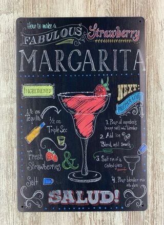 Cartel bebida Margarita