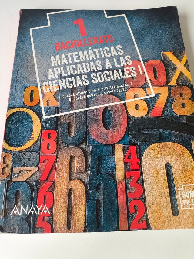 Matemáticas aplicadas a las ciencias sociales