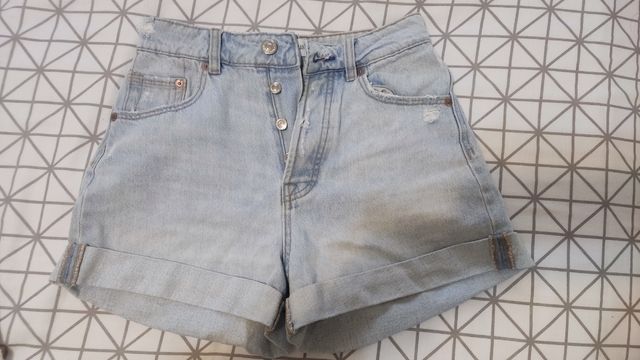 Pantaloni corti in denim