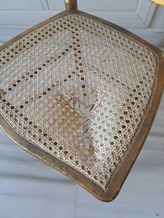 Dos sillas vintage art noveau