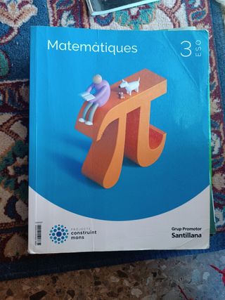 Libro matemáticas 3 eso