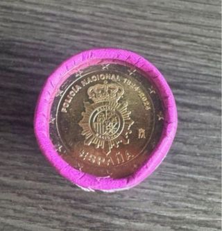 2 euros España 2024 Policía Nacional
