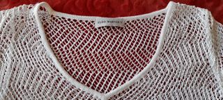 Jersey de Aldo Martins tejido como una  malla.