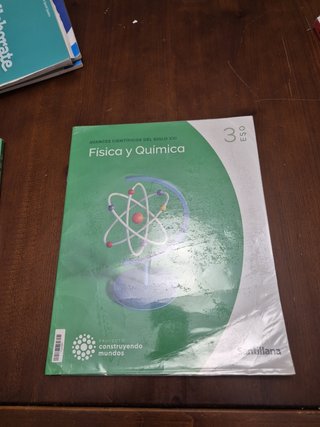Libro texto  Física y Química 3°ESO