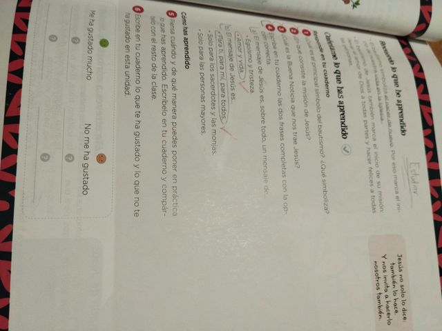 Libro texto religión 3 primaria forrado