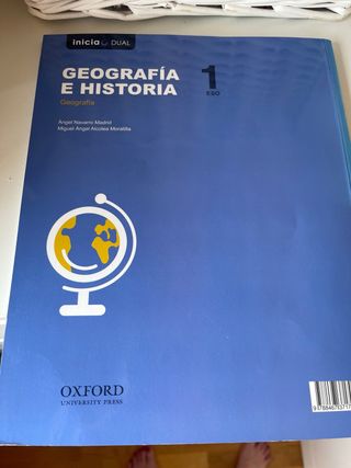 Libro Geografía e Historia 1ESO Oxford