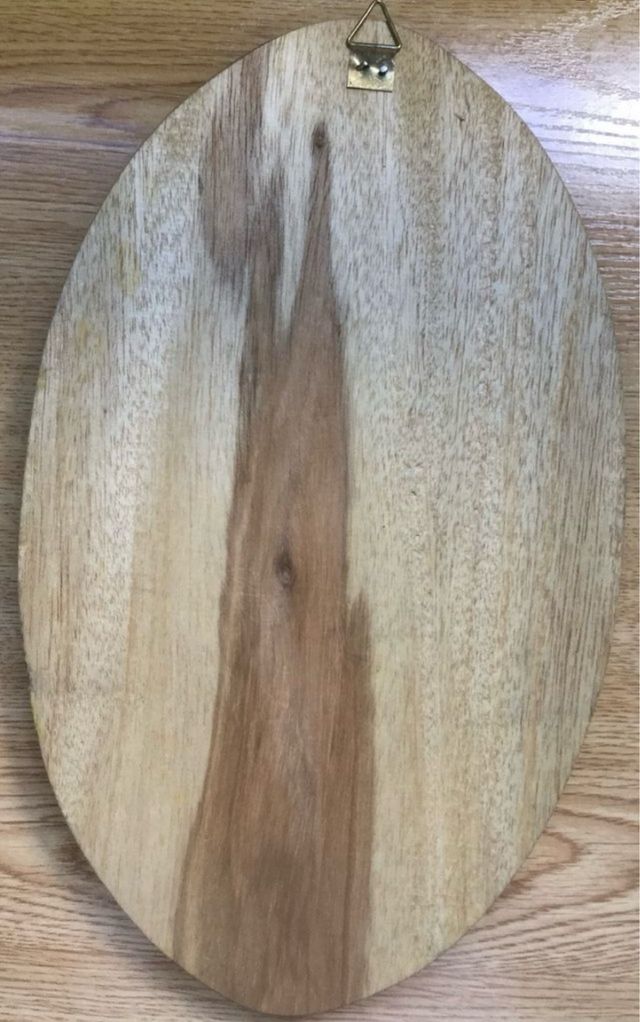 Cuadro pala pintado en madera de costarica