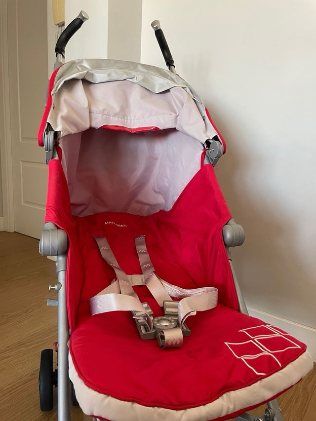 Maclaren Techno XT Silla de paseo, Cardinal/plata