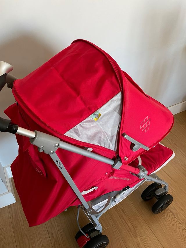 Maclaren Techno XT Silla de paseo, Cardinal/plata
