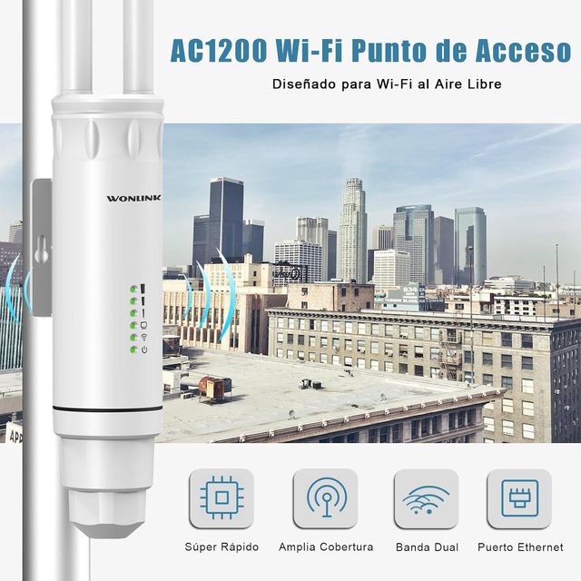 Punto de Acceso WiFi, Amplificador de señal DUAL