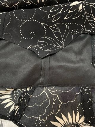 Falda evasé estampada