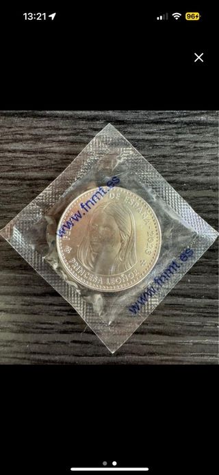 40 euros plata Princesas Leonor