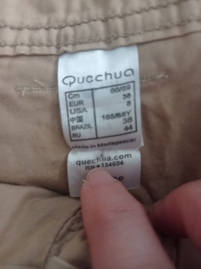Falda pantalón Decathlon talla 38 camel