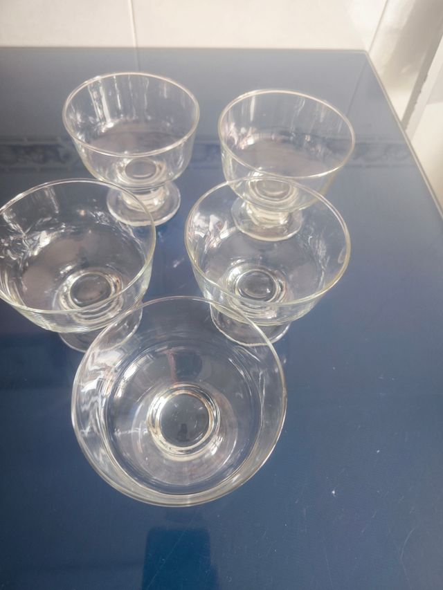 5 copas cocktail culo grueso 10 euros