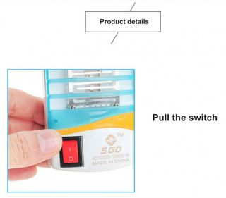 Trampa exterminadora de insectos enchufable