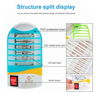 Trampa exterminadora de insectos enchufable