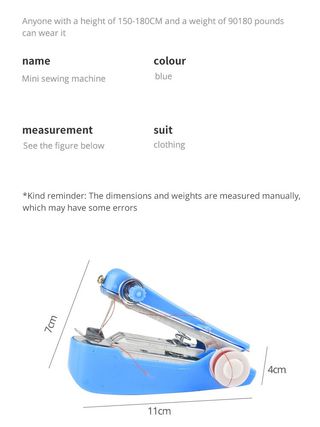 Mini maquina de coser