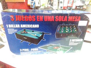 3 Juegos en una sola mesa 