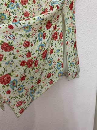 Falda a flores