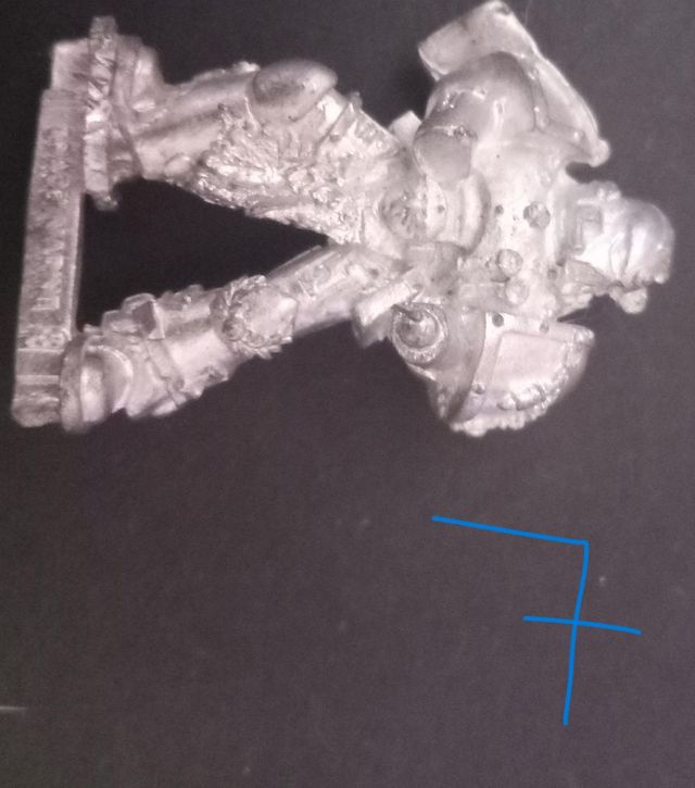 Warhammer 40K Personajes marines incompletos