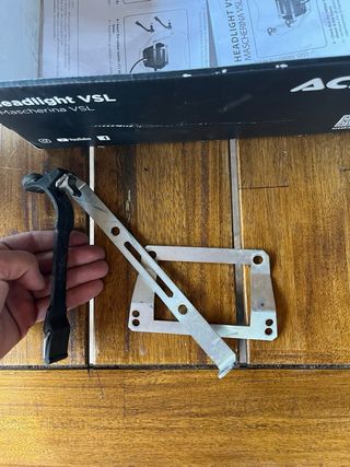 Faro acerbis y careta KTM