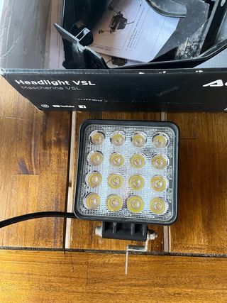 Faro acerbis y careta KTM