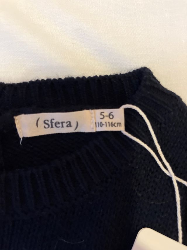 Jersey azul sfera 5/6 años nuevo