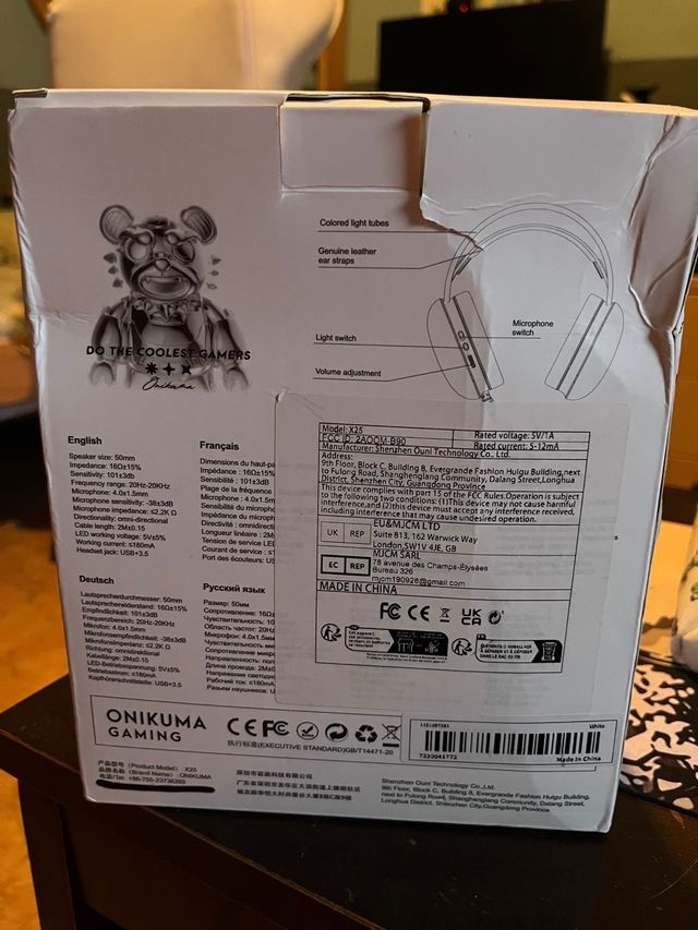 Cascos gaming ONIKUMA