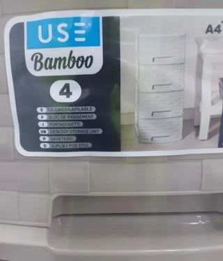 Cajonera Plástico 4 cajones 26x35x66