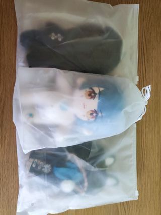 Peluche Xingqiu Genshin impact + ropa (nuevo)