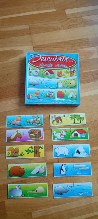 Puzzle madera educativo.Como Nuevo