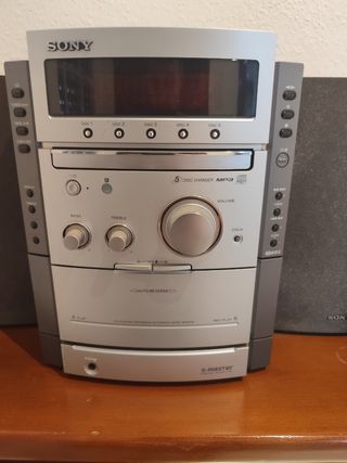 Miniequipo de música con casette - cd