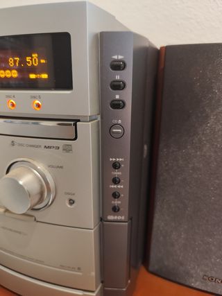 Miniequipo de música con casette - cd