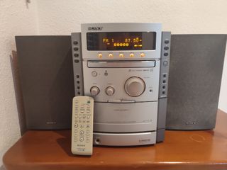 Miniequipo de música con casette - cd