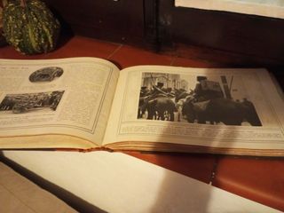 Coleccionismo Militar. Libro de cuero antiguo