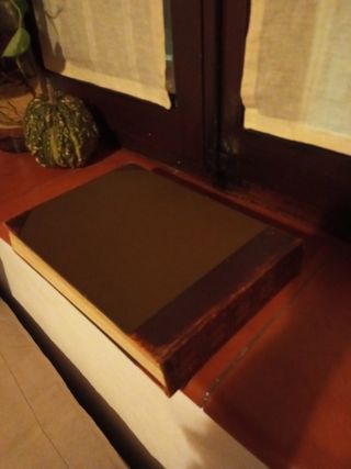 Coleccionismo Militar. Libro de cuero antiguo