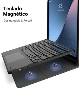 EARTO Teclado CON  Funda iPad Air 6th 11 M2 2024