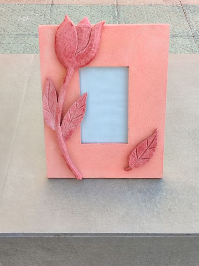 Portaretrato coral, nuevo con etiqueta