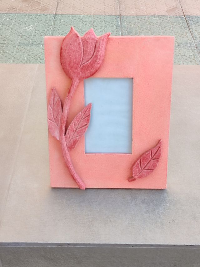 Portaretrato coral, nuevo con etiqueta