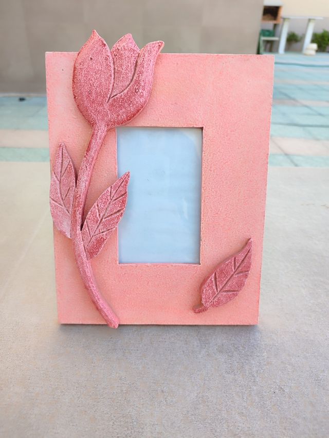 Portaretrato coral, nuevo con etiqueta