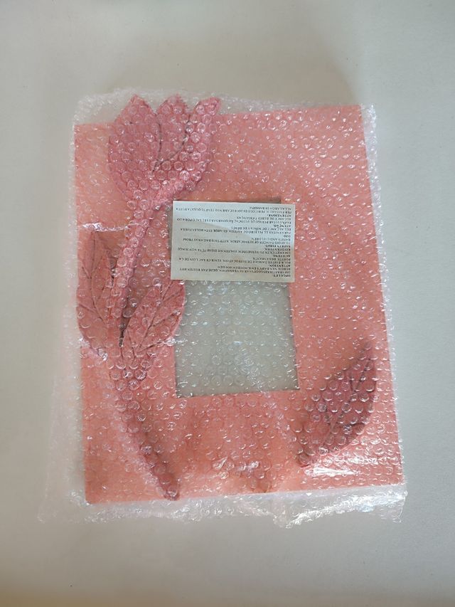 Portaretrato coral, nuevo con etiqueta