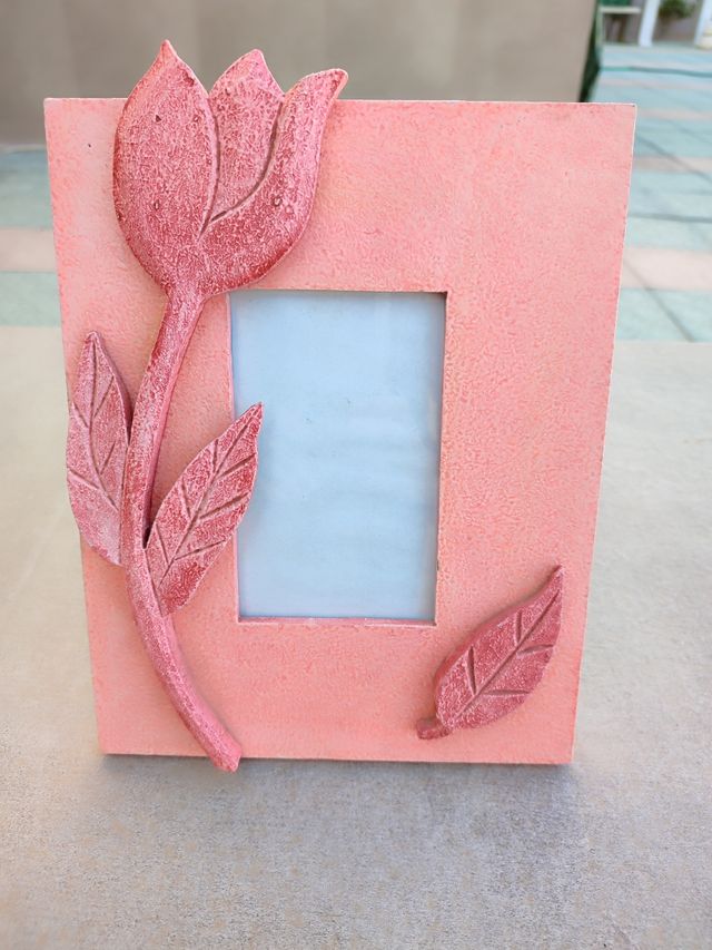 Portaretrato coral, nuevo con etiqueta