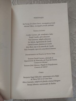 Libro "El lamento del mafioso"