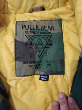 Chaqueton Camuflaje Pull and Bear XL