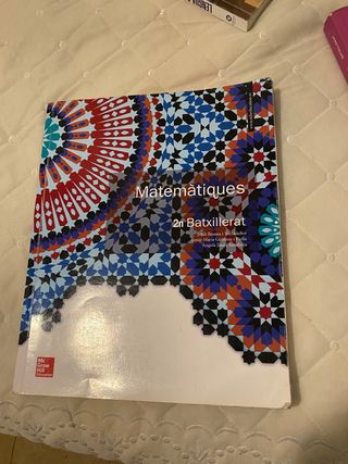 Libro 2 bachillerato Matematicas 