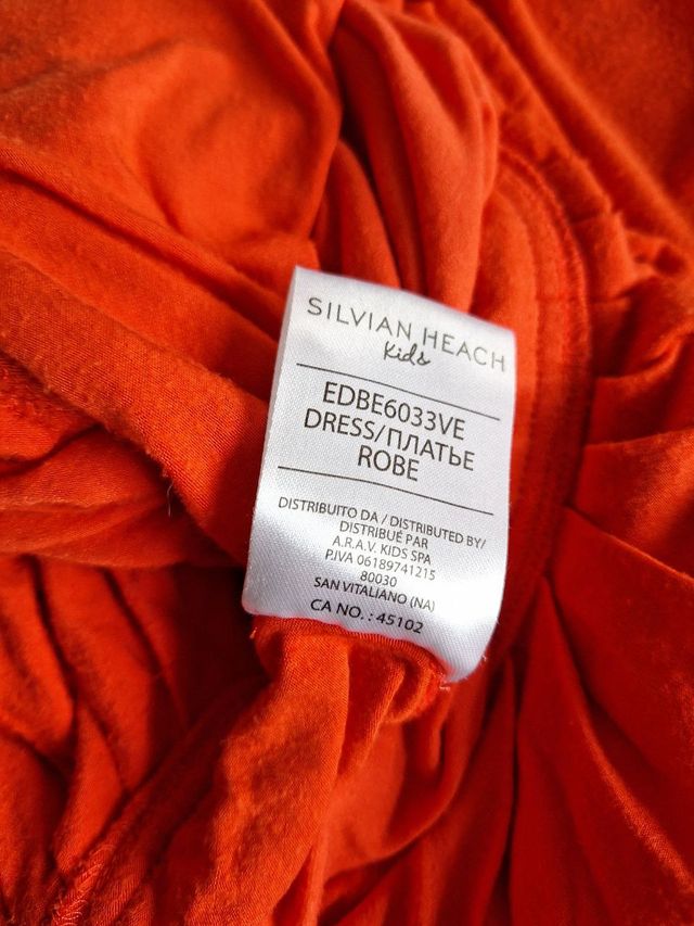 VESTITO LUNGO ROSSO DA BAMBINA