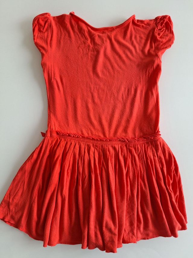 VESTITO LUNGO ROSSO DA BAMBINA