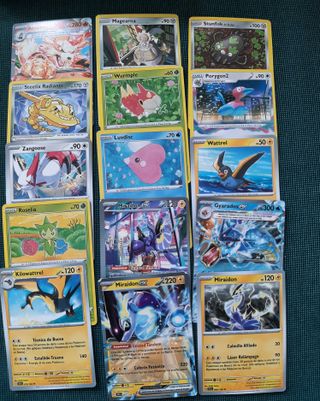 Cartas Pokemon variadas