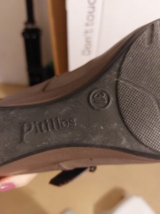Zapatos tacón cuña Pitillos 37