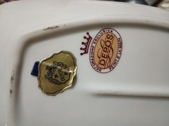 Piatto per torrone porcellana 20x10 circ